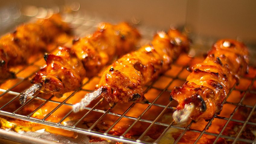 Garlic and Chili Thai Style Skewers